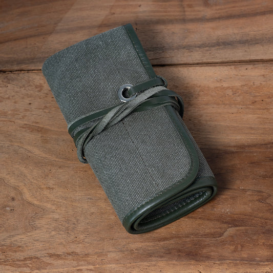 Marmotte Leather Strap Watch Set (5 Watches) - Khaki