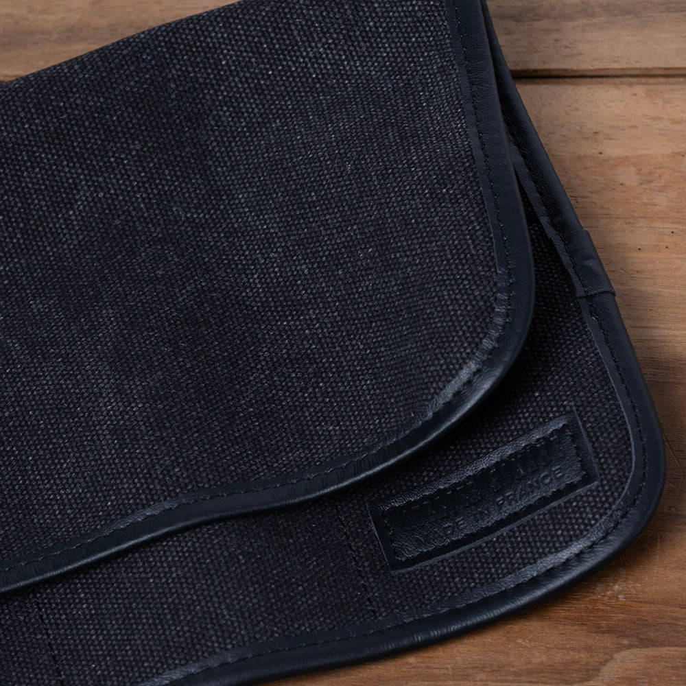 Marmotte Leather Watch Band for 5 Watches, Black