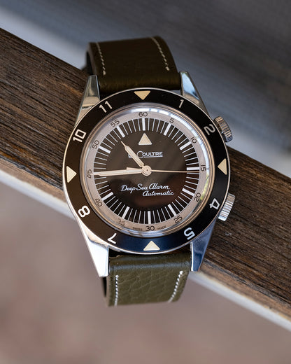 Bracelet de montre taurillon kaki