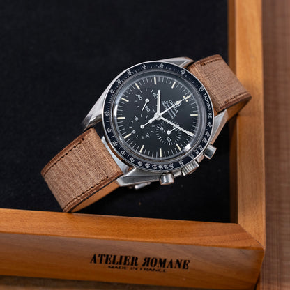 Bracelet  milan marron compatible boucle déployante omega
