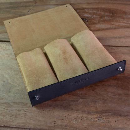 Pochette 3 Montres noire - Atelier romane