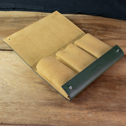 Pochette 3 Montres verte - Atelier romane