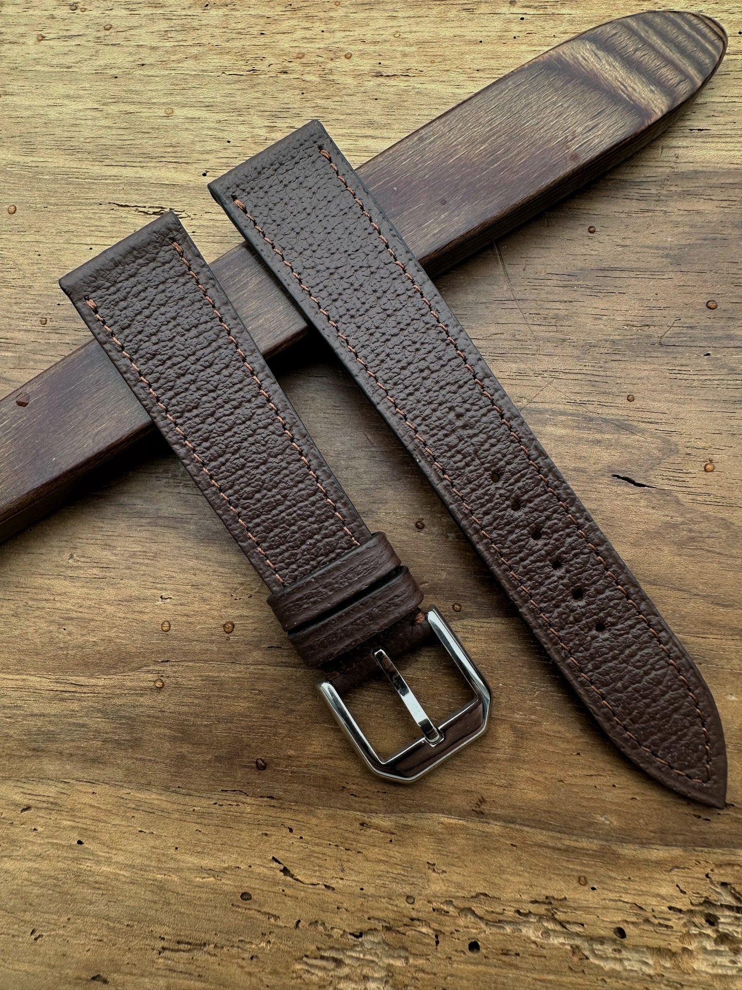 Bracelet de montre pigskin chocolat