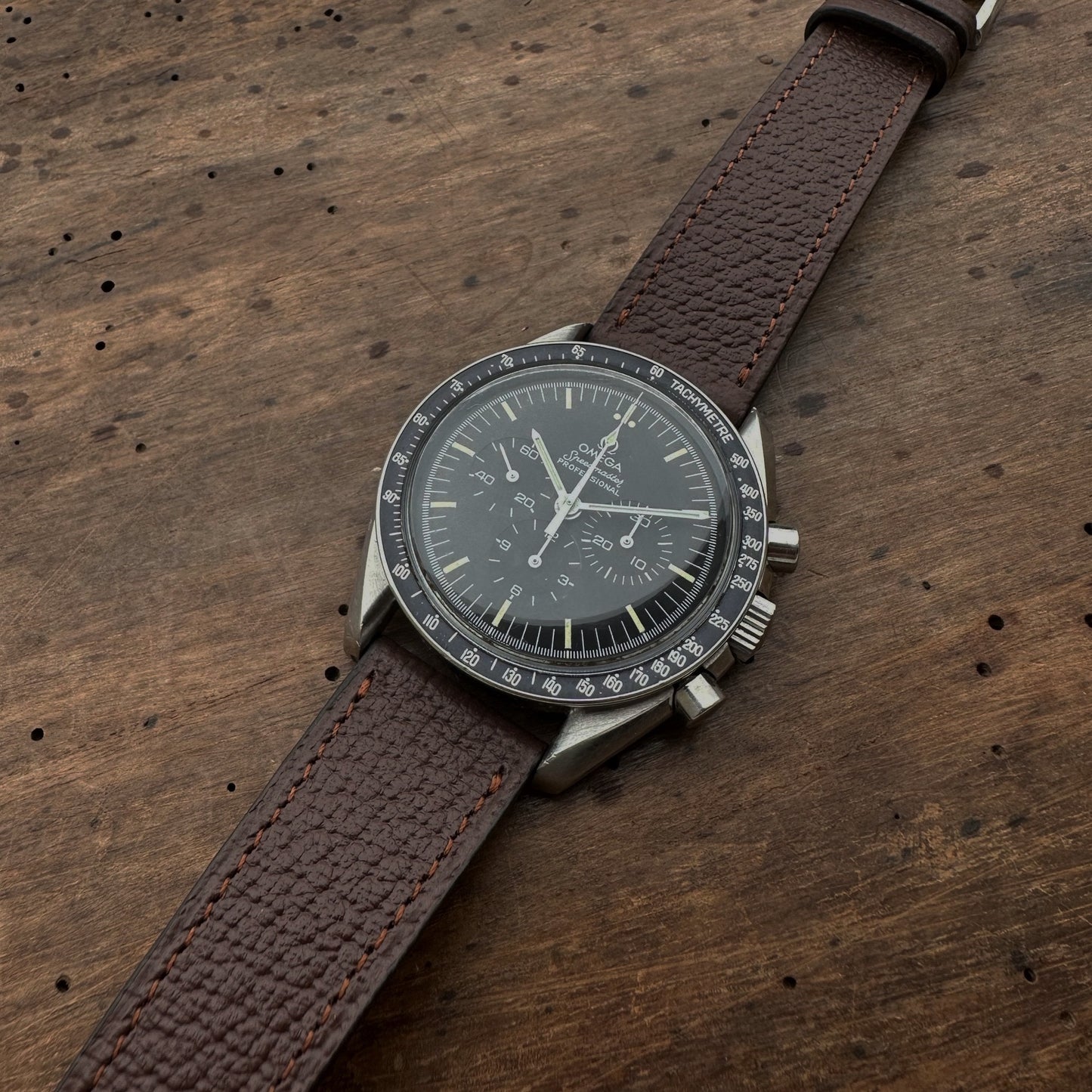 Bracelet de montre pigskin chocolat