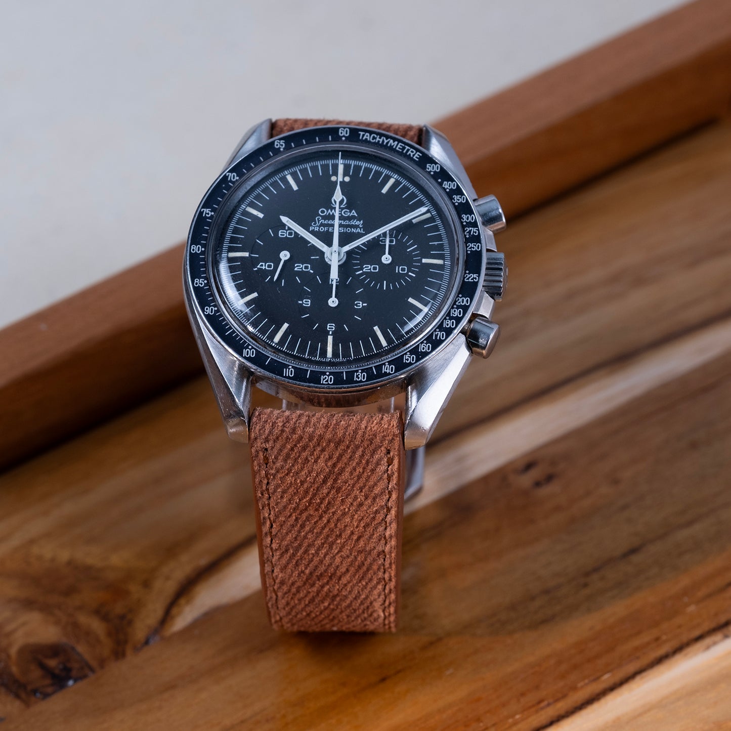 Watch Bands suede denim terracotta