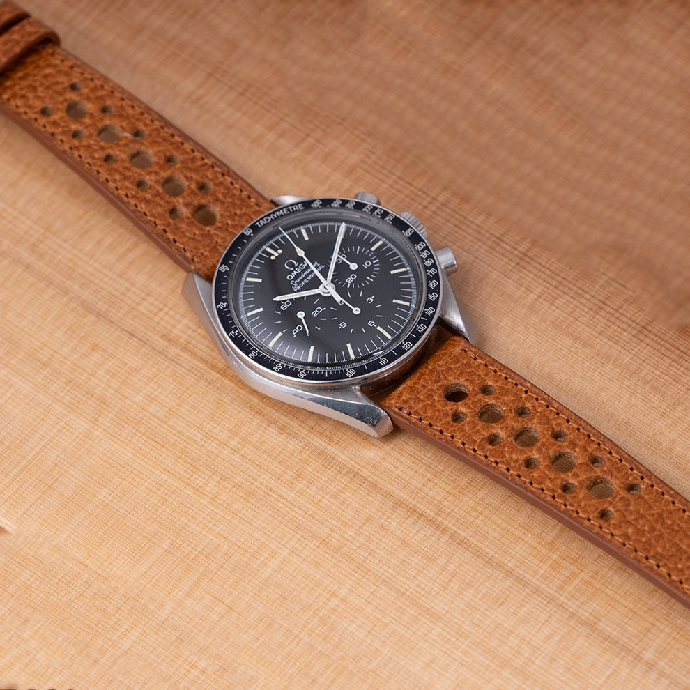 Bracelet montre pigskin - pecari Marron - camel | Atelier Romane ...