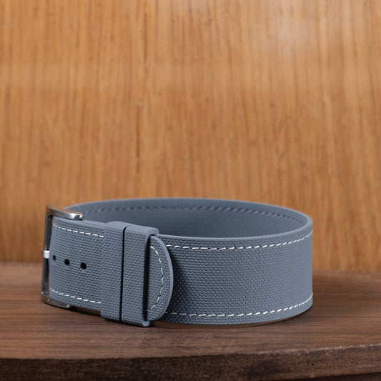 Watch Strap One piece fkm rubber Grey couture cream