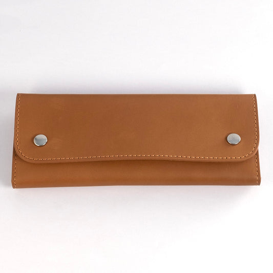 Soft pouch for  2 watches natural