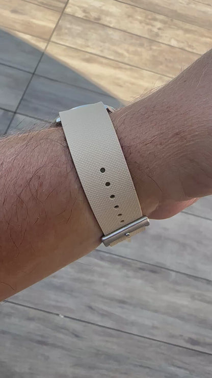 Watch Strap One piece fkm rubber sand