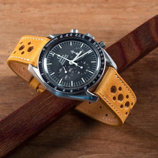 Watch Strap rallye Tuscany ochre - Atelier Romane