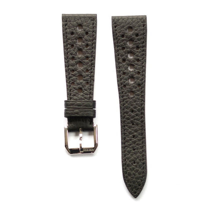 Watch Strap rallye Bull calf black - Atelier romane