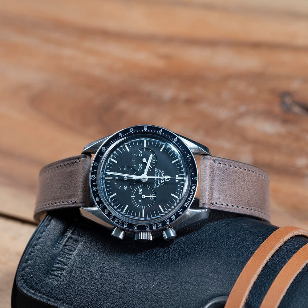 Watch Strap Tuscany lead compatible omega folding clasp - Atelier romane