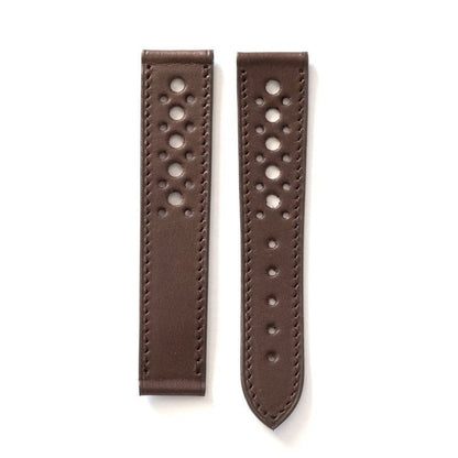 Bracelet rallye chocolat compatible boucle déployante omega - Atelier romane