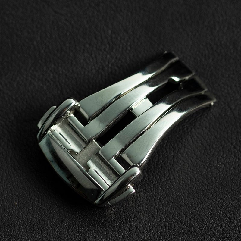 Bracelet rallye noir compatible boucle déployante omega - Atelier romane