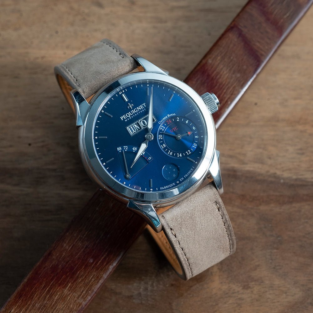 Watch Strap  nubuck Cappuccino - Atelier romane