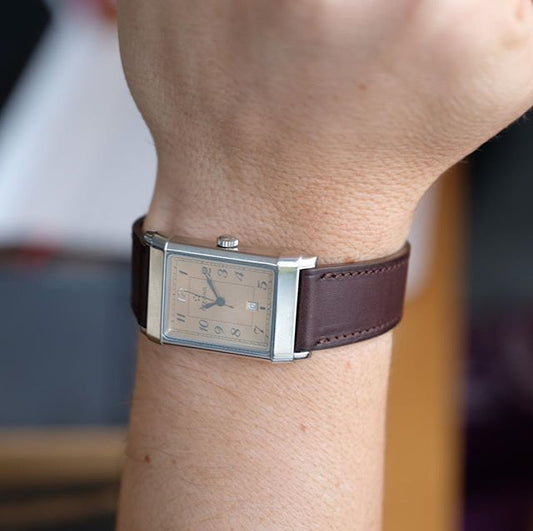 Watch Strap baranil chocolate watch - Atelier romane