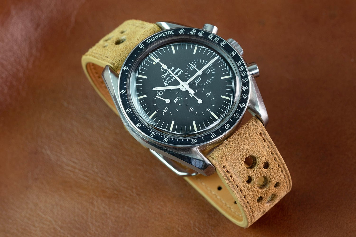 Watch Strap rally suede brown - Atelier romane