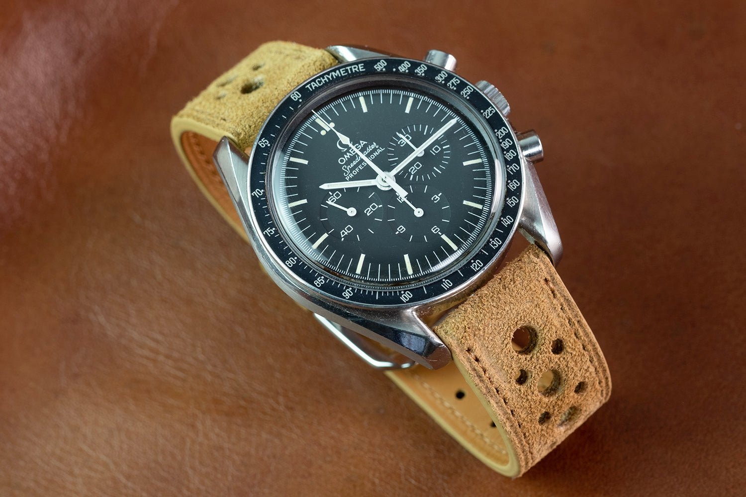 Watch Strap rally suede brown - Atelier romane