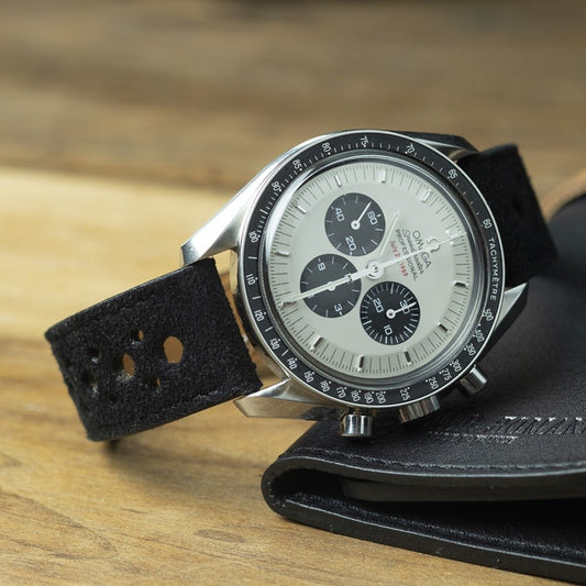 Watch Strap rallye Suede black - Atelier romane