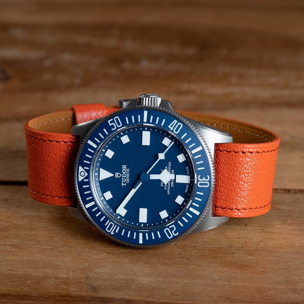 Watch Strap MN orange goat - Atelier romane