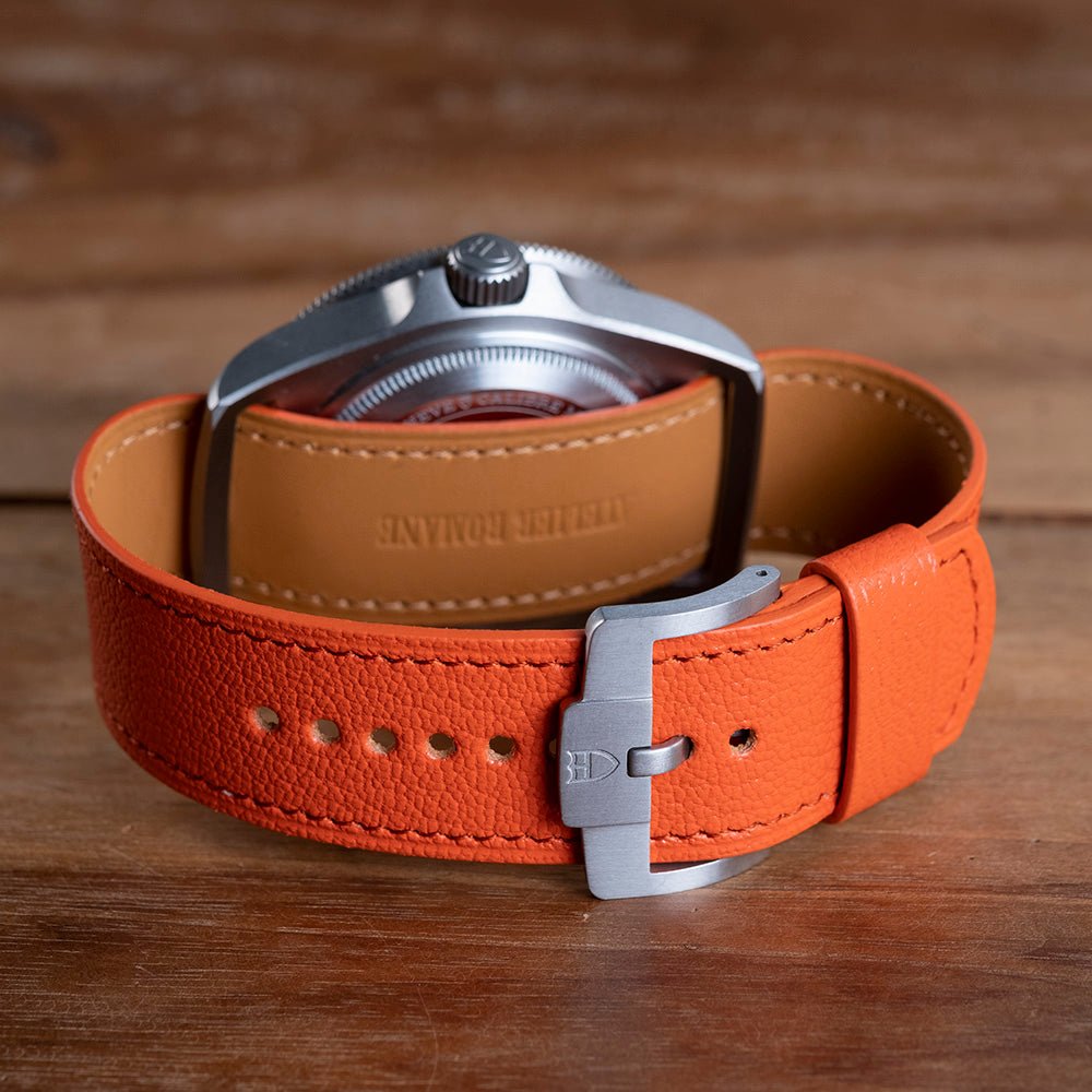 Watch Strap MN orange goat - Atelier romane