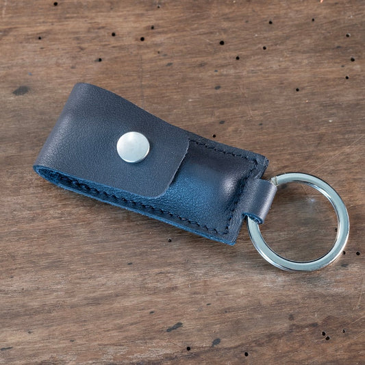 Spring bar tool marine blue leather pouch - Atelier romane
