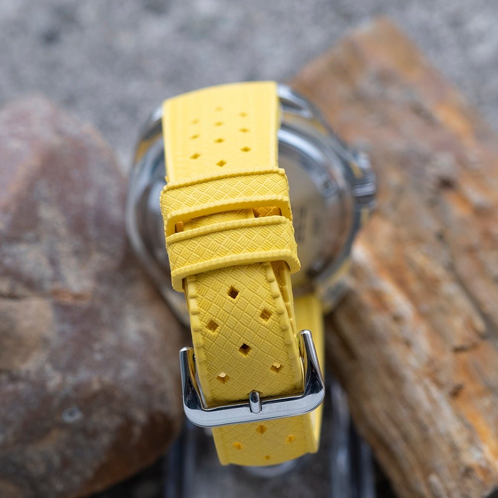 Bracelet Tropic - Caoutchouc Vulcanisé - 18, 20 & 22mm - LE PETIT POUSSOIR Bracelet Tropic - Caoutchouc Vulcanisé - 18, 20 & 22mm - LE PETIT POUSSOIR