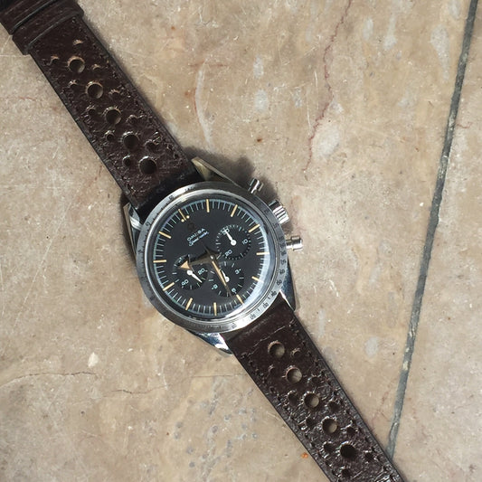 Watch Strap pigskin coffea rally - Atelier romane