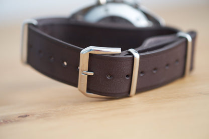 Bracelet Nato chocolat - Atelier romane