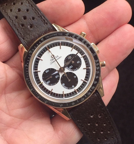 Watch Strap racing pigskin café - Atelier romane