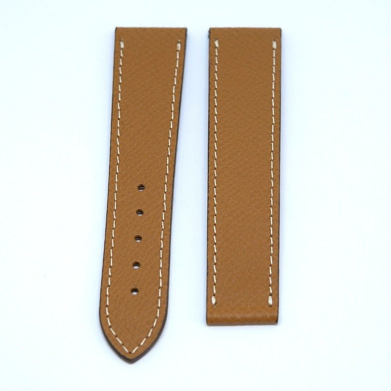 Watch Strap Calf grained whisky omega folding clasp compatible - Atelier romane