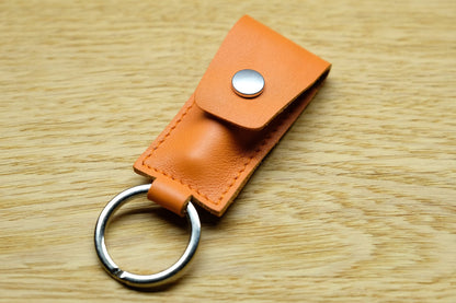 Spring bar tool orange leather pouch - Atelier romane