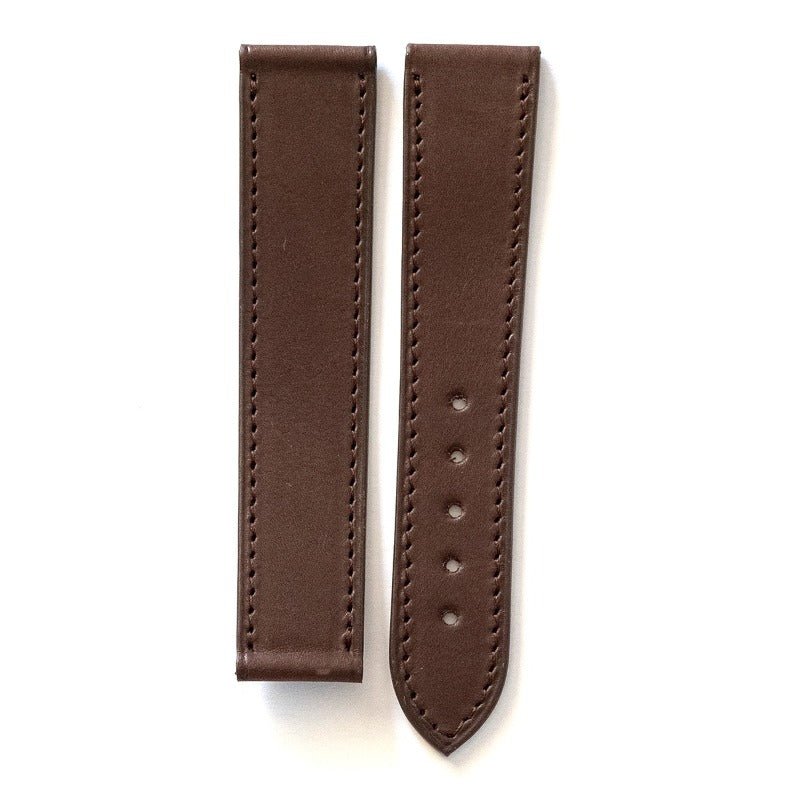Watch Strap chocolate compatible omega folding clasp - Atelier romane
