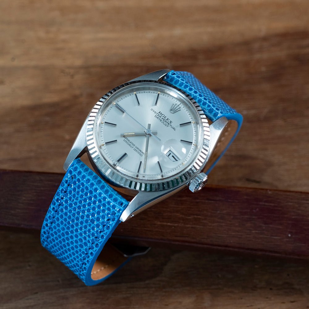 Bracelet lézard bleu - Atelier romane