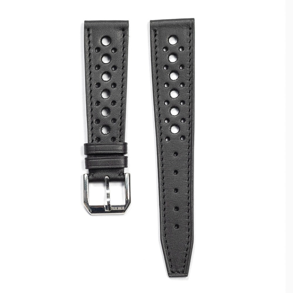 Watch Strap rallye baranil noir - Atelier romane