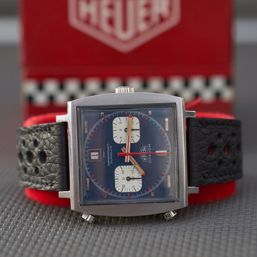 Watch Strap rallye Bull calf black - Atelier romane
