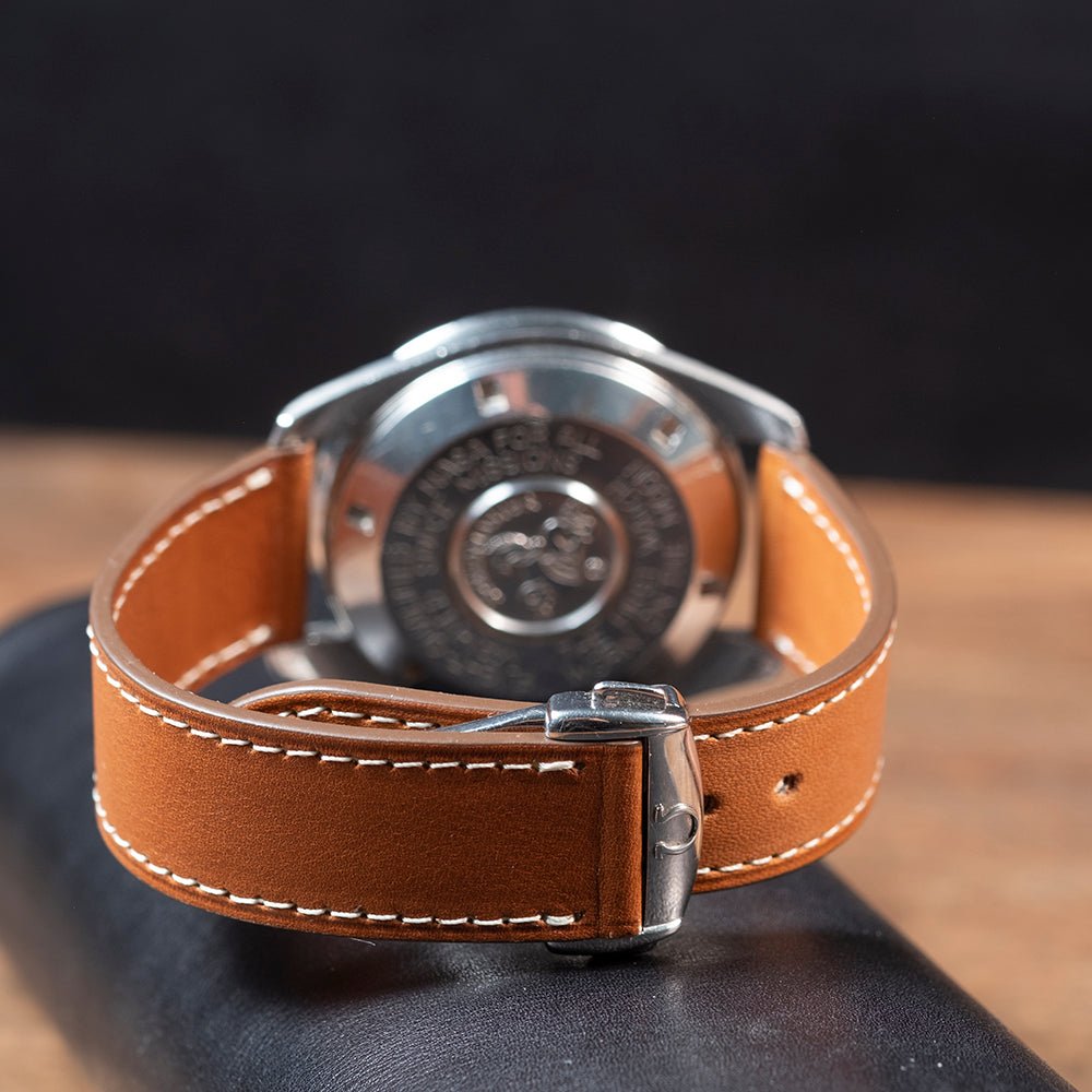 Watch Strap natural omega folding clasp compatible - Atelier romane