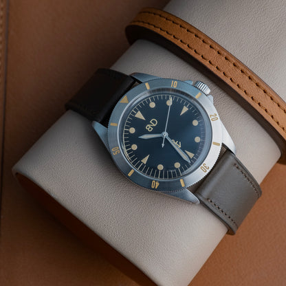 Bracelet de montre veau olive - Atelier romane
