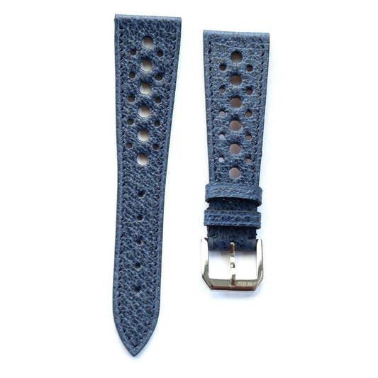 Watch Strap rallye pigskin bleu - Atelier romane