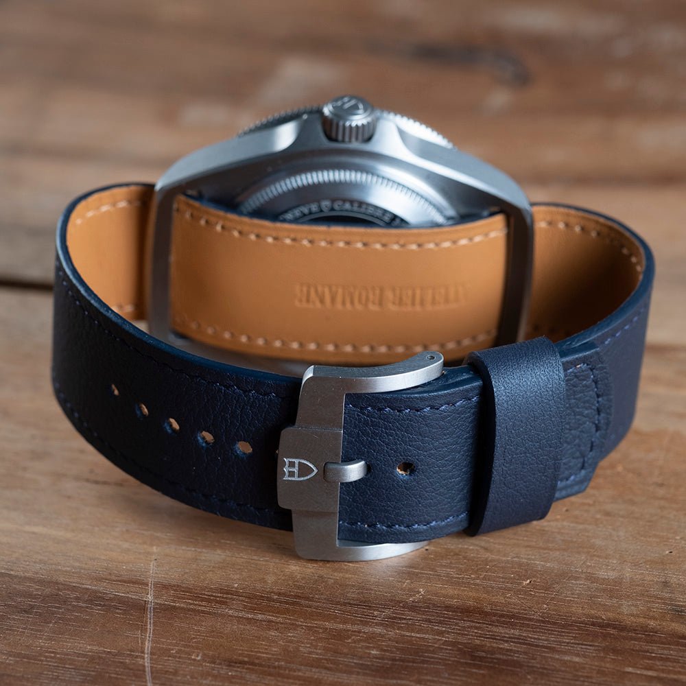 Watch Strap MN Calf marine - Atelier romane