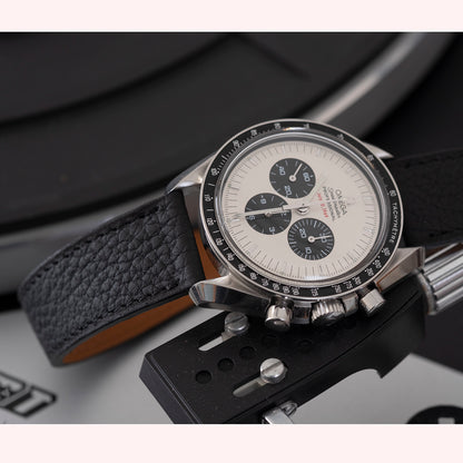 Watch Strap taurillon black watch - Atelier romane
