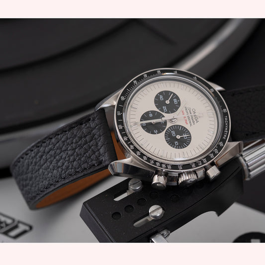 Watch Strap watch Bull calf black - Atelier romane