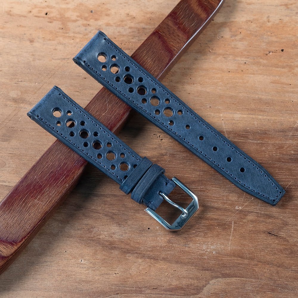 Watch Strap rally tuscany marine - Atelier romane