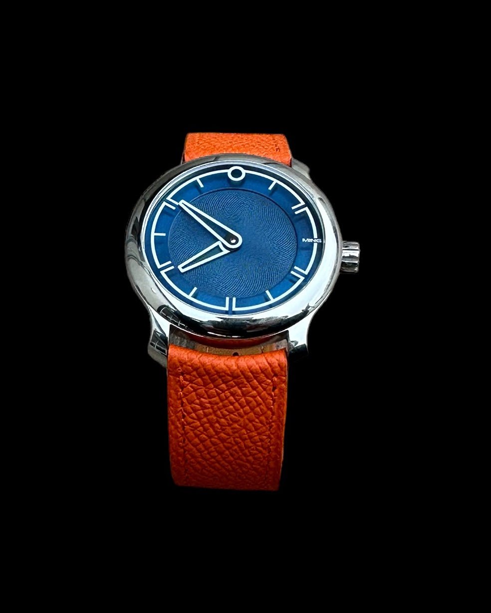 Watch Strap curved grained orange - Atelier romane