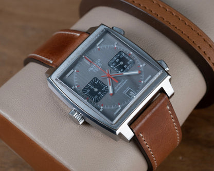Watch Strap tag heuer buckle compatible tuscany brown - Atelier romane