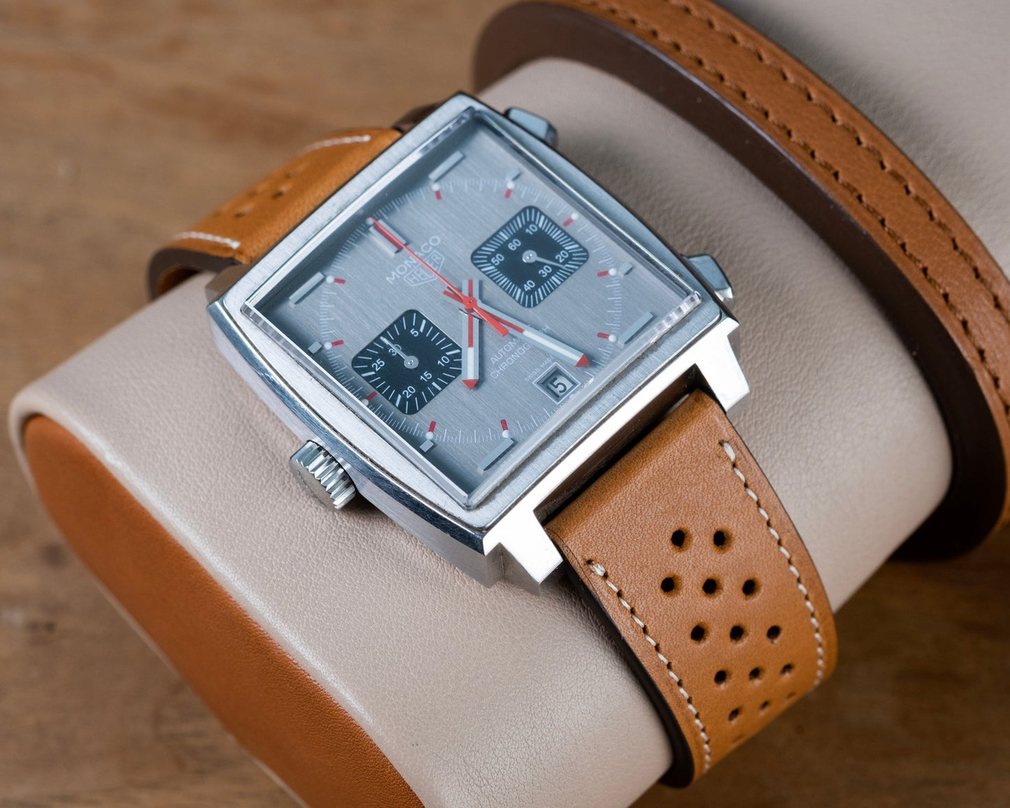 Watch Strap tag heuer buckle compatible natural - Atelier romane