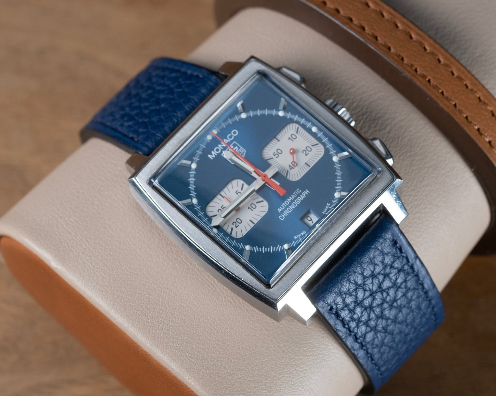 Watch Strap tag heuer buckle compatible blue - Atelier romane