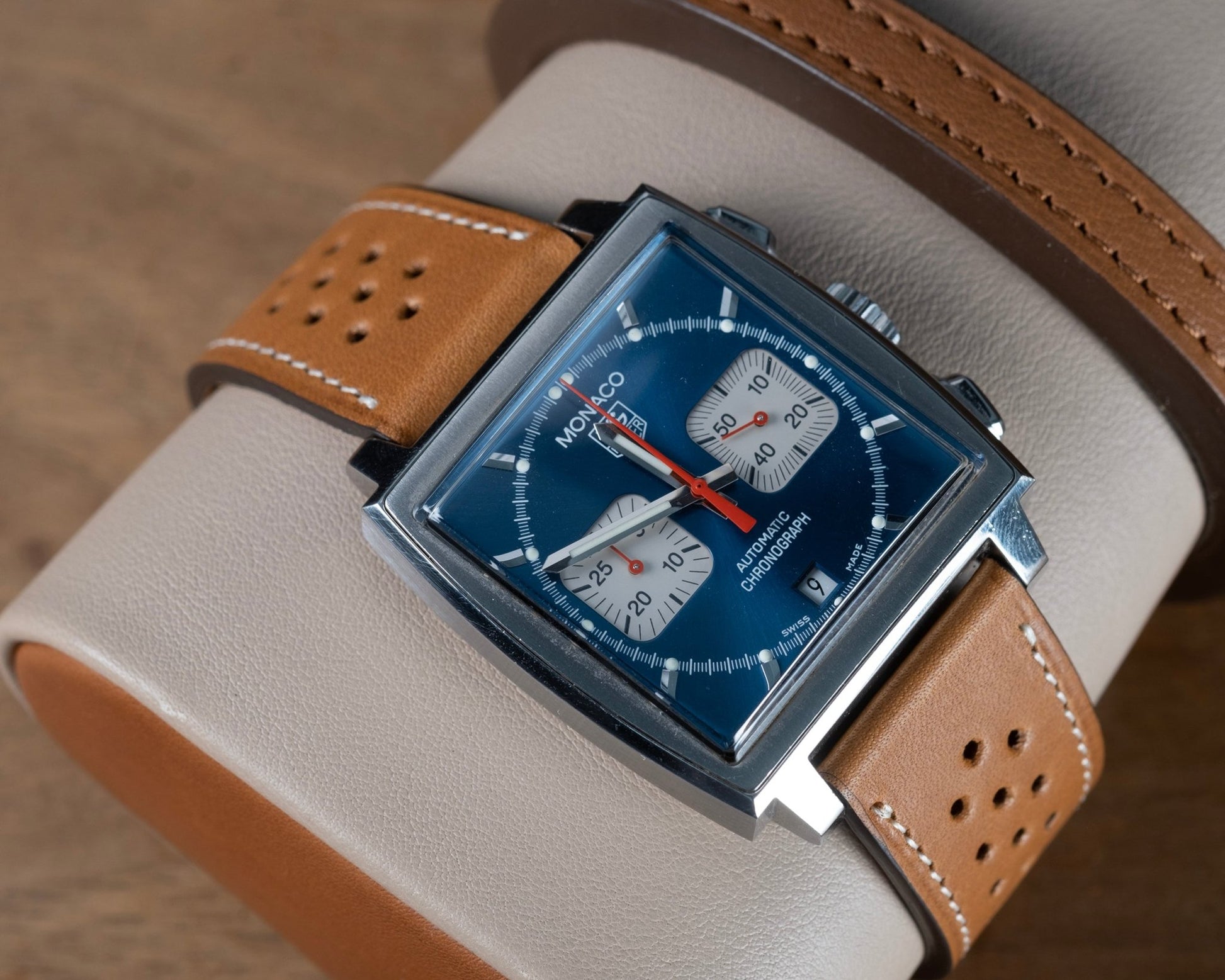 Watch Strap tag heuer buckle compatible natural - Atelier romane