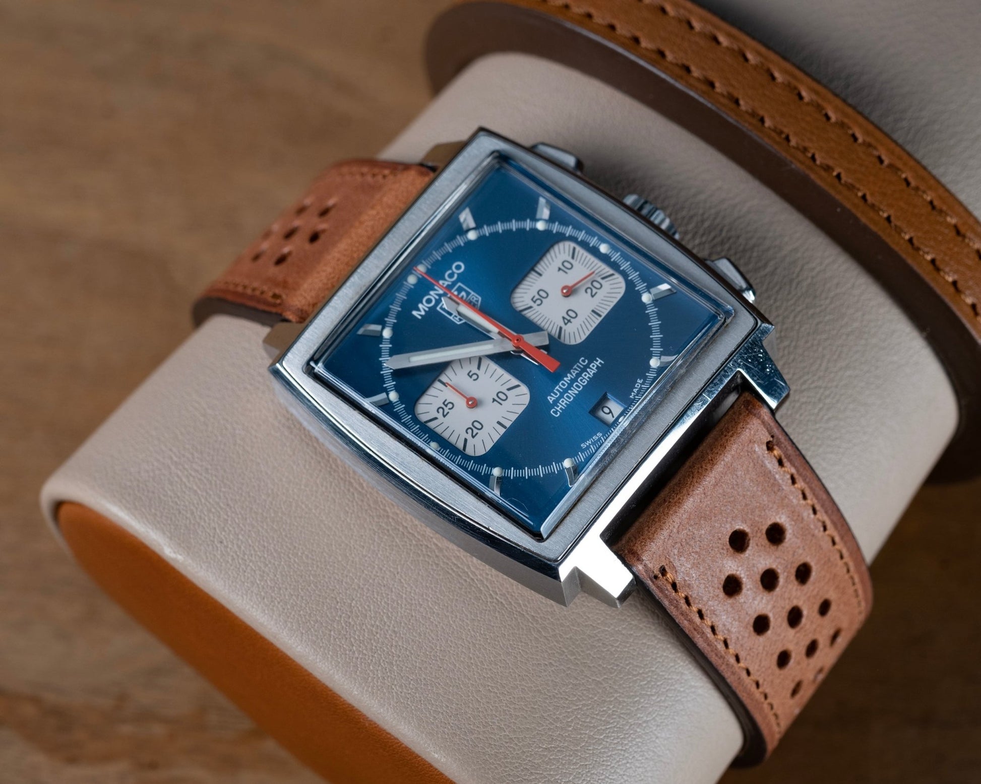 Watch Strap tag heuer buckle compatible tuscany brown - Atelier romane