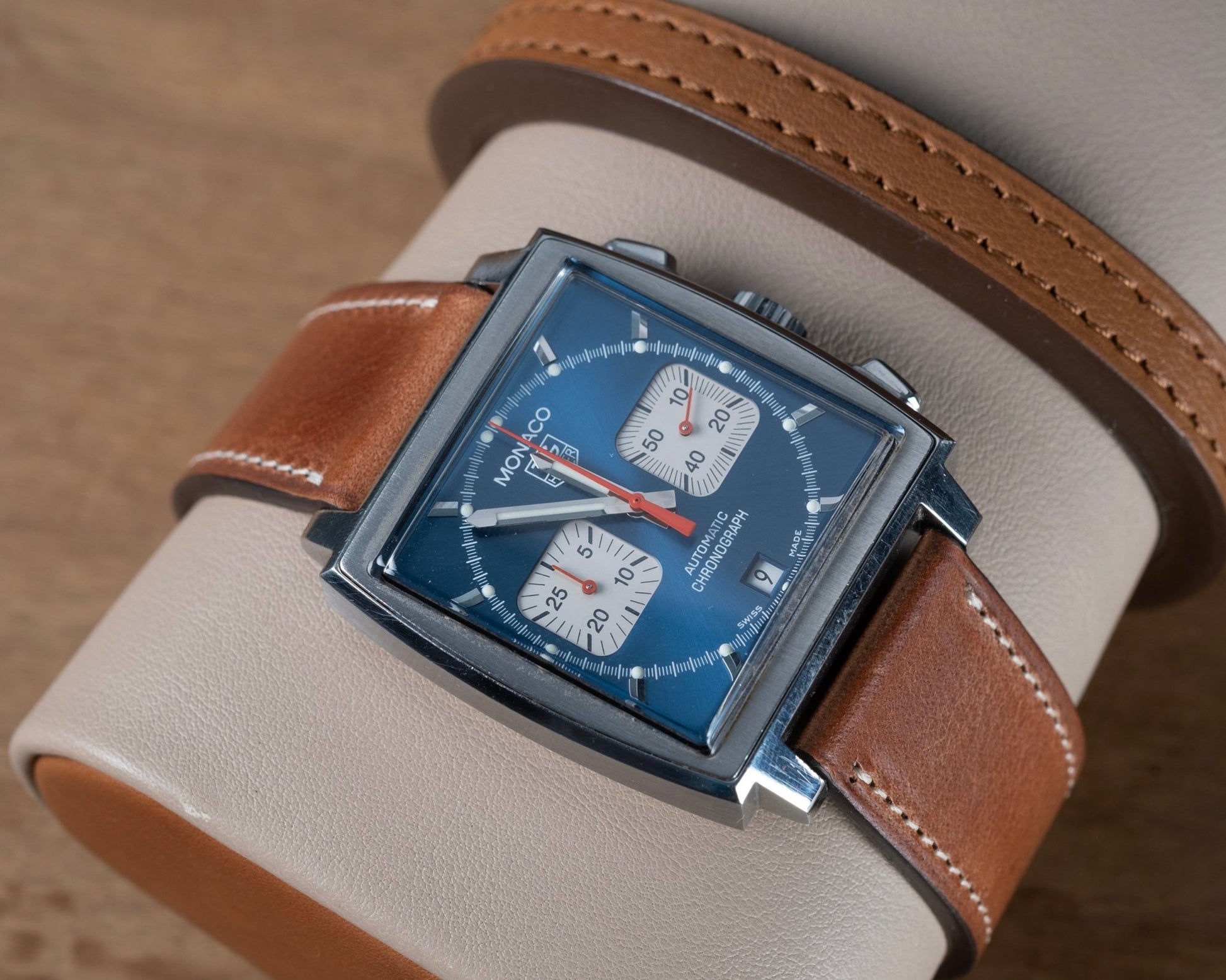 Watch Strap tag heuer buckle compatible tuscany brown - Atelier romane